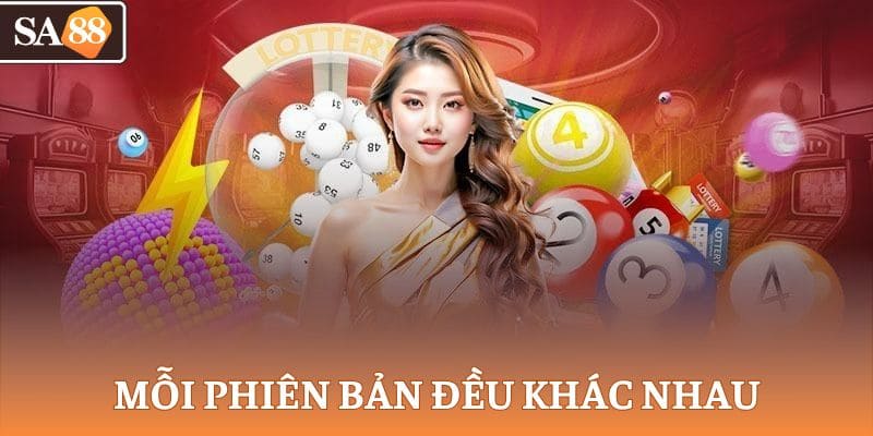 Mỗi phiên xổ số đều có cách chơi, số giải khác nhau